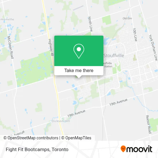 Fight Fit Bootcamps map
