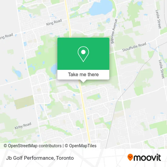 Jb Golf Performance map