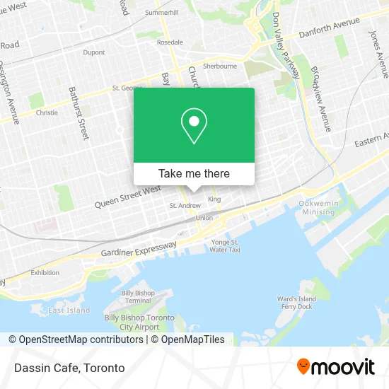 Dassin Cafe map
