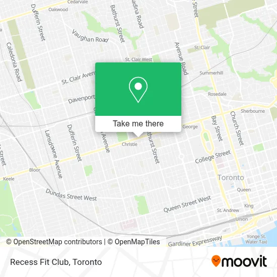 Recess Fit Club map