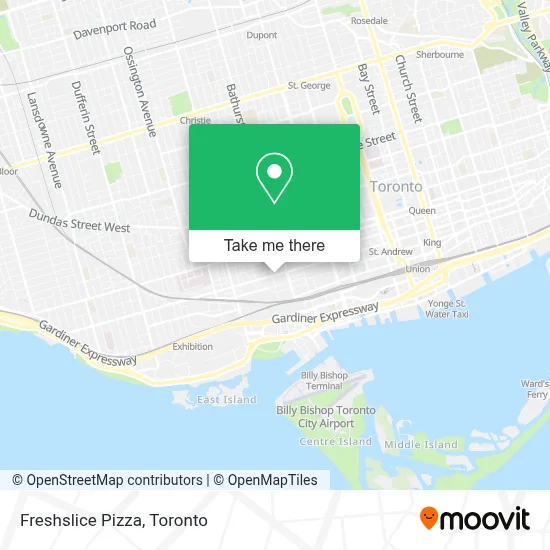 Freshslice Pizza map