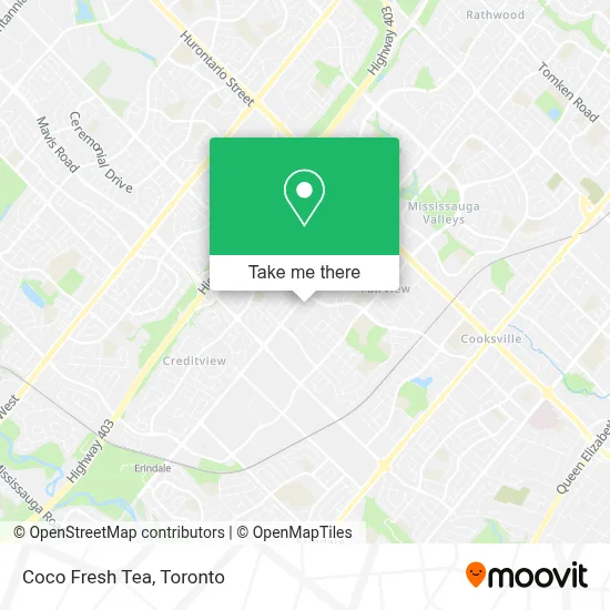 Coco Fresh Tea map