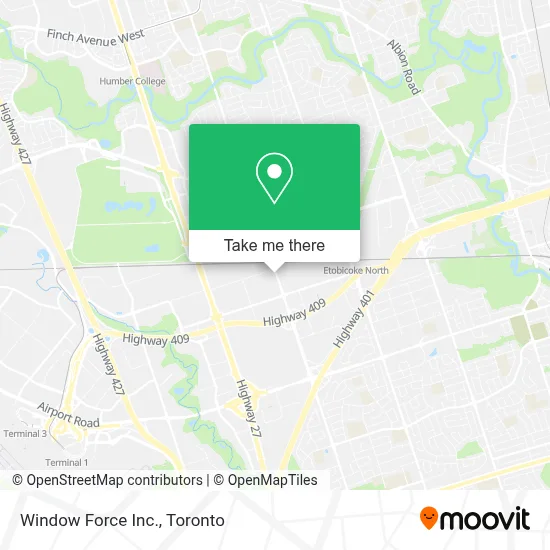 Window Force Inc. map