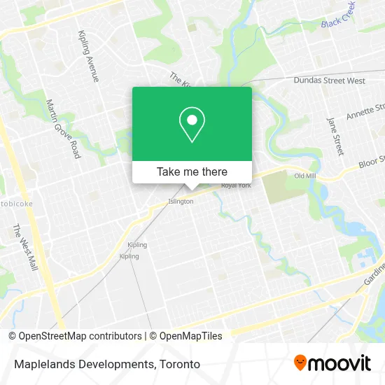 Maplelands Developments map