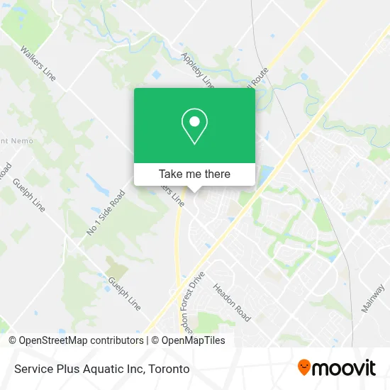 Service Plus Aquatic Inc map