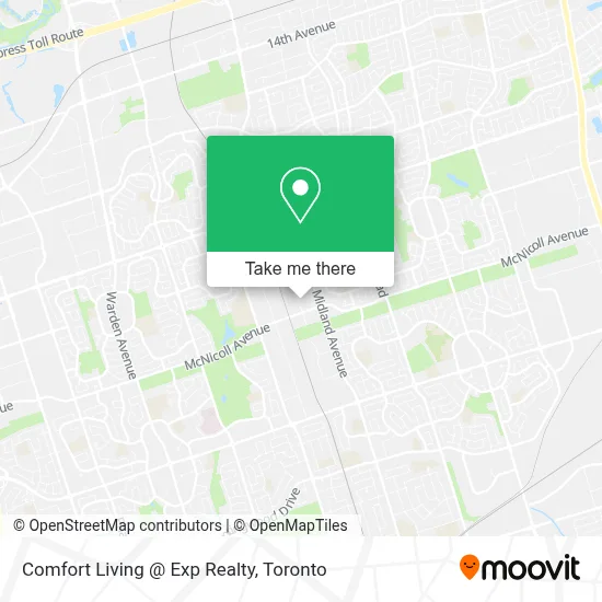 Comfort Living @ Exp Realty map