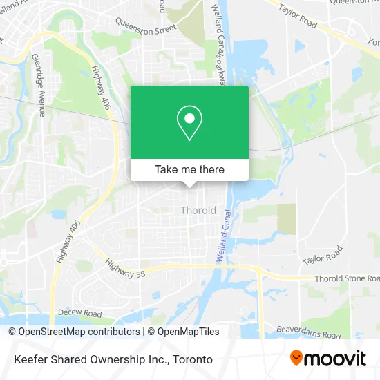 Keefer Shared Ownership Inc. map