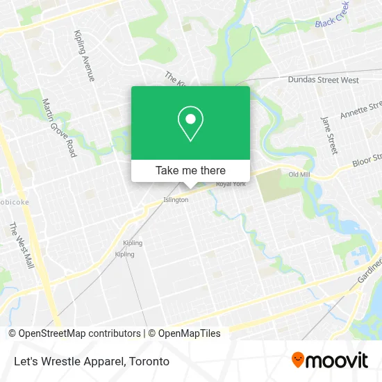 Let's Wrestle Apparel map