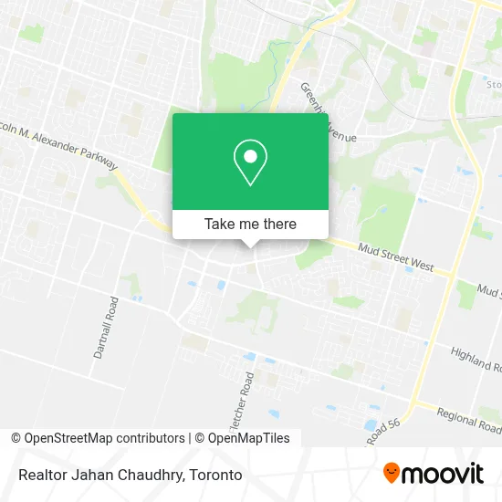 Realtor Jahan Chaudhry map