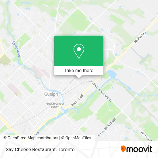 Say Cheese Restaurant map