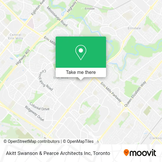 Akitt Swanson & Pearce Architects Inc map