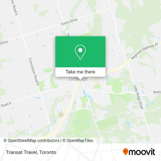 Transat Travel map