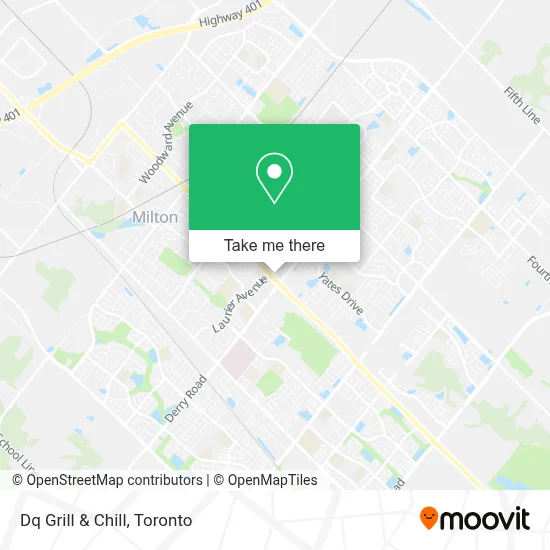 Dq Grill & Chill map