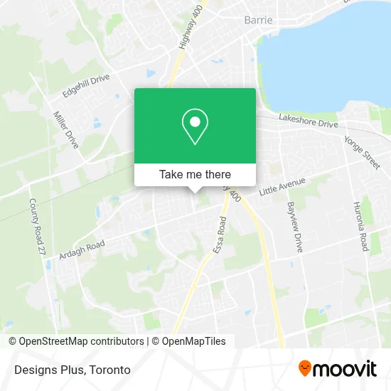 Designs Plus map