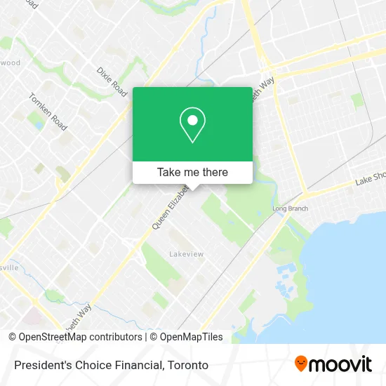 President's Choice Financial map