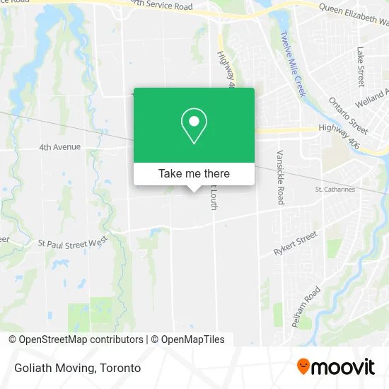 Goliath Moving map
