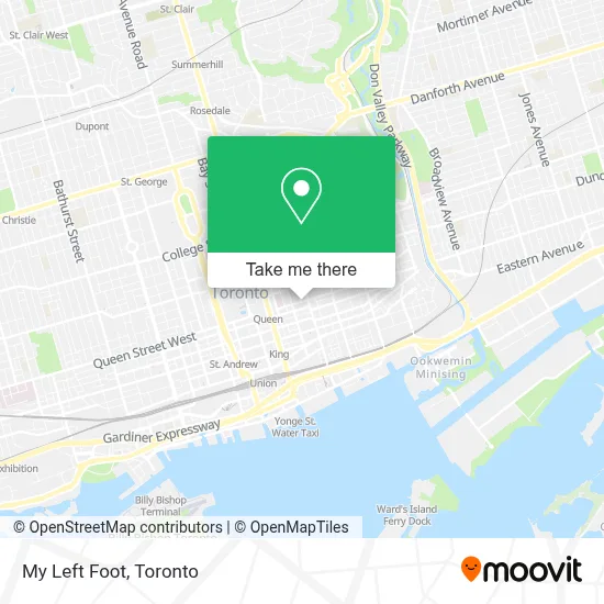 My Left Foot map