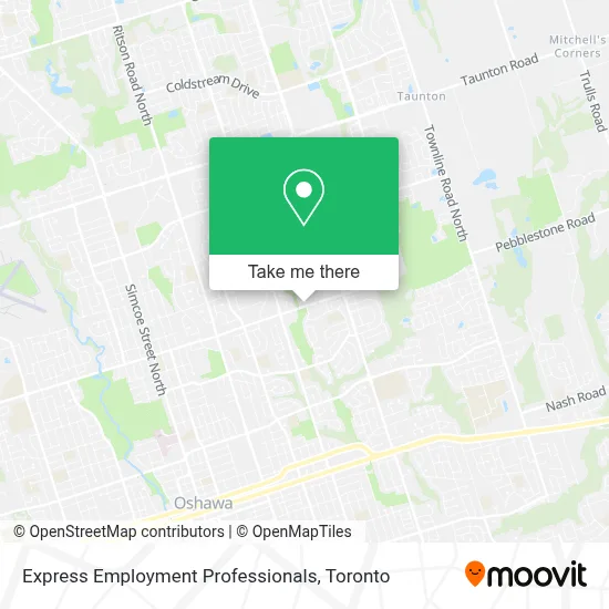 Express Employment Professionals map