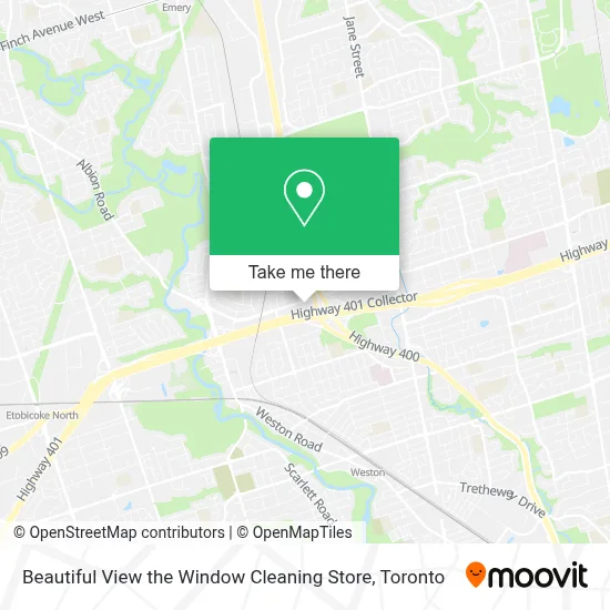 Beautiful View the Window Cleaning Store map