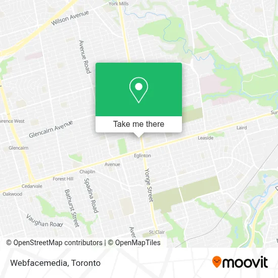 Webfacemedia map