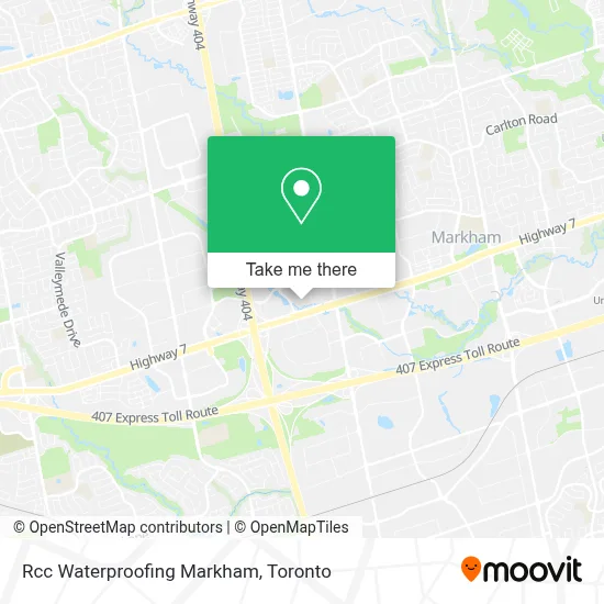 Rcc Waterproofing Markham plan