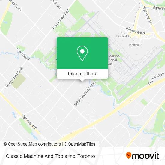 Classic Machine And Tools Inc map