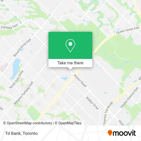 Td Bank map