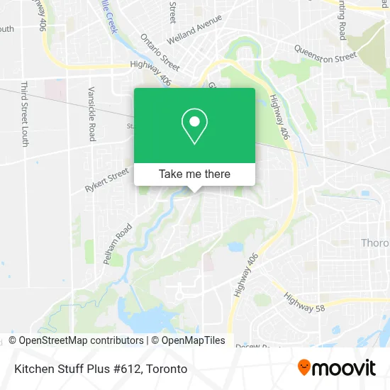 Kitchen Stuff Plus #612 map