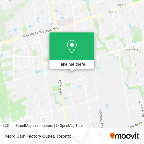 Marc Cain Factory Outlet map