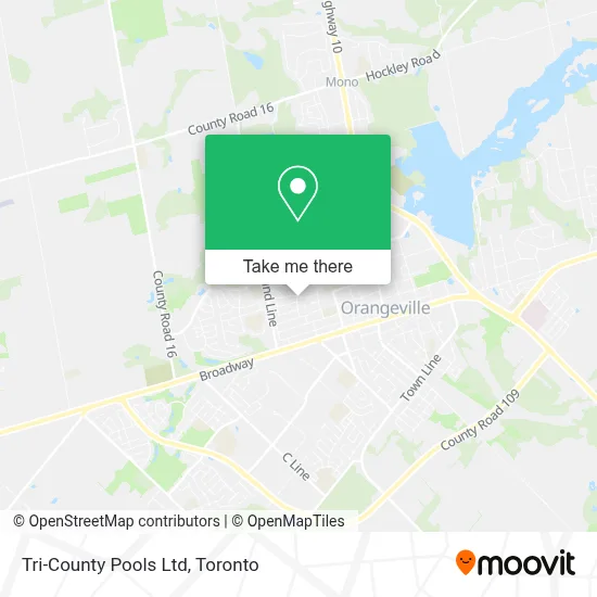 Tri-County Pools Ltd map