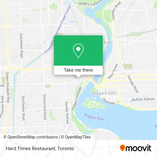 Hard Times Restaurant map
