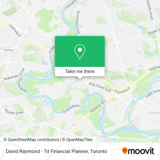 David Raymond - Td Financial Planner map