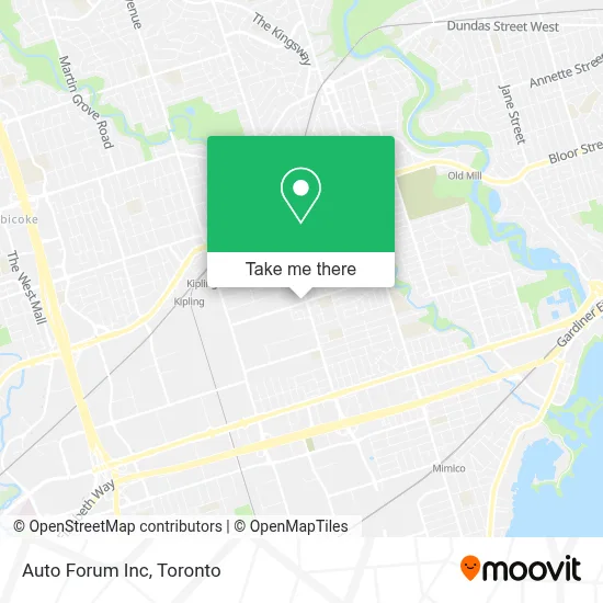 Auto Forum Inc map