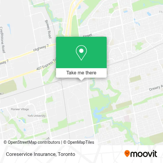 Coreservice Insurance map