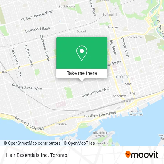 Hair Essentials Inc map