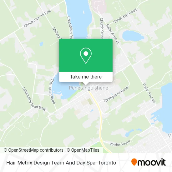 Hair Metrix Design Team And Day Spa map