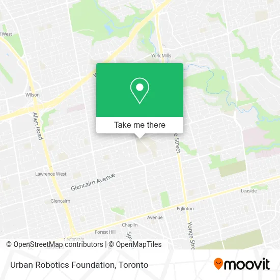 Urban Robotics Foundation map