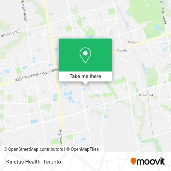 Kinetus Health map
