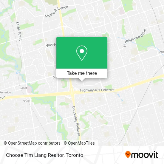Choose Tim Liang Realtor map