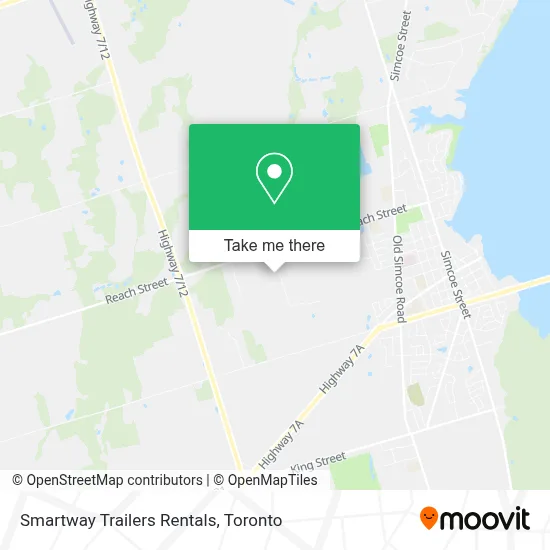 Smartway Trailers Rentals map