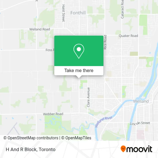 H And R Block map