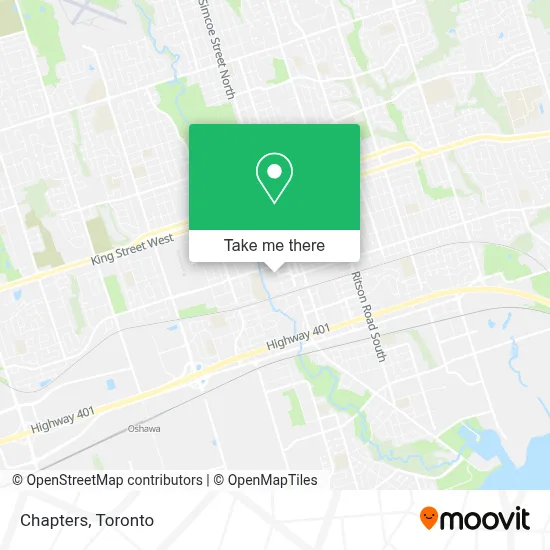 Chapters map