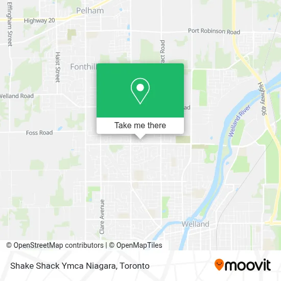 Shake Shack Ymca Niagara map