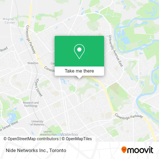 Nide Networks Inc. map