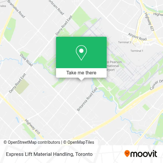 Express Lift Material Handling map