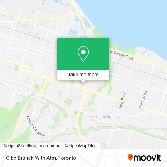 Cibc Branch With Atm map