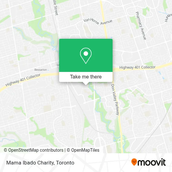 Mama Ibado Charity map