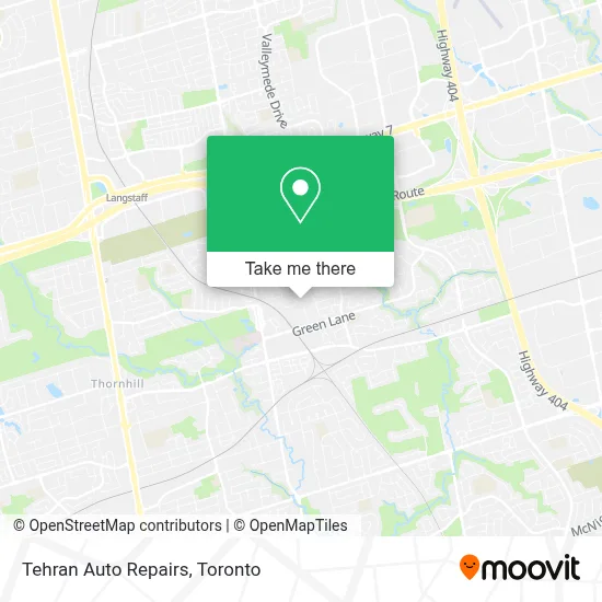 Tehran Auto Repairs map