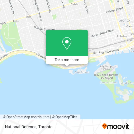 National Defence map
