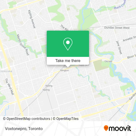 Voxtonepro map